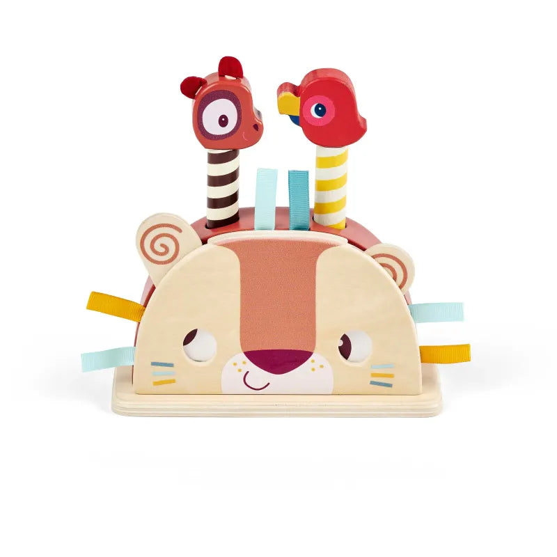 Jouet Pop-up en bois Jack le lion - Lilliputiens