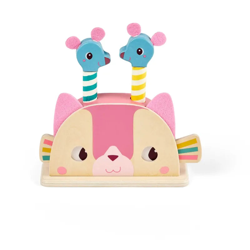 Jouet Pop-up en bois Jeanne le chat - Lilliputiens