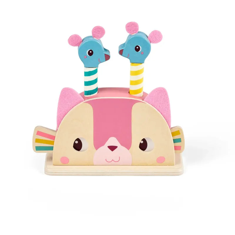 Jouet Pop-up en bois Jeanne le chat - Lilliputiens