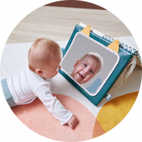 Miroir sensoriel pour bébé