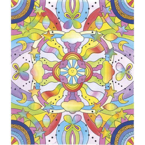 Kit Créatif - 4 Tableaux Peinture Arc-en-Ciel Mandala