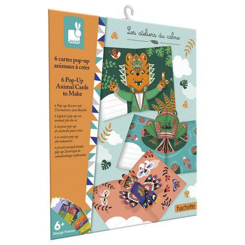 Kit Créatif - 6 Cartes Pop-Up Animaux à Créer