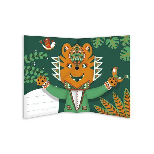 Kit Créatif - 6 Cartes Pop-Up Animaux à Créer