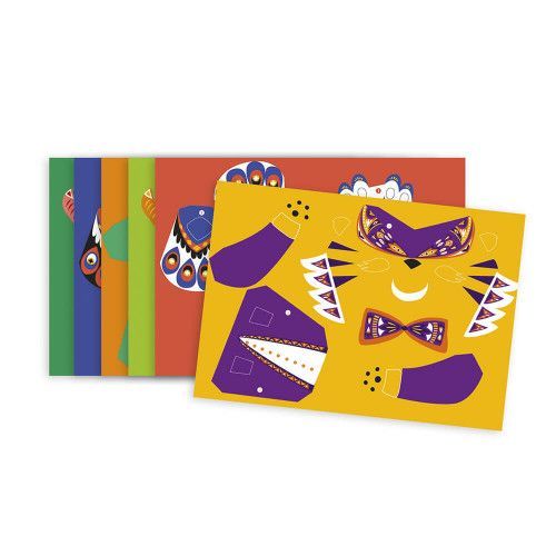 Kit Créatif - 6 Cartes Pop-Up Animaux à Créer