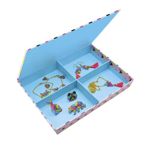 Kit Créatif - Coffret 7 Bijoux en Plastique Fou Geometrix à Créer