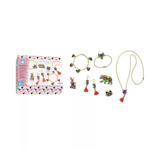 Kit Créatif - Coffret 7 Bijoux en Plastique Fou Geometrix à Créer