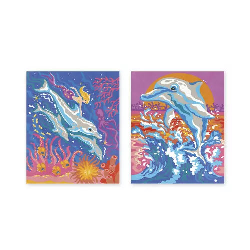 Kit Créatif - Peinture par Numéro Dauphins