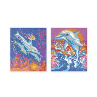 Kit Créatif - Peinture par Numéro Dauphins