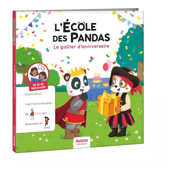 Je lis en maternelle - L'école des pandas "Le gouter d'anniversaire"