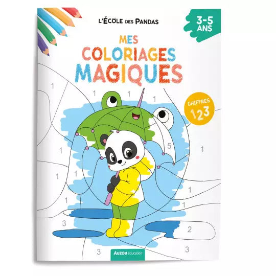 L'école des pandas - Mes coloriages magiques - Les chiffres