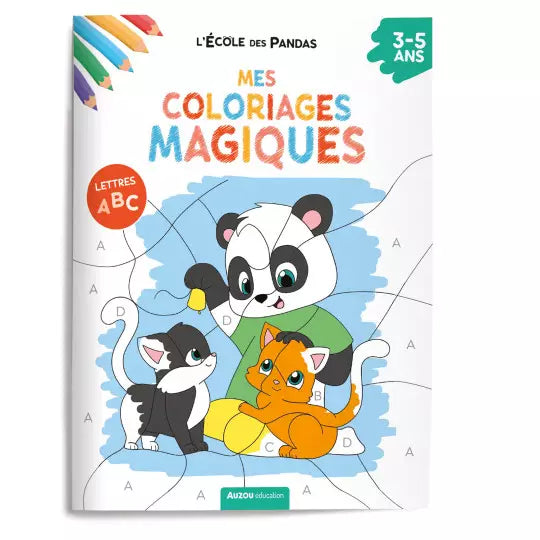 L'école des pandas - Mes coloriages magiques - Les lettres