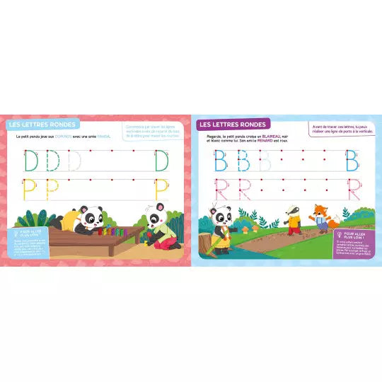 L'école des pandas - Mes lettres majuscules