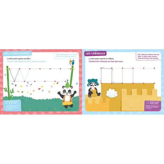 L'école des pandas - Mes premiers tracés