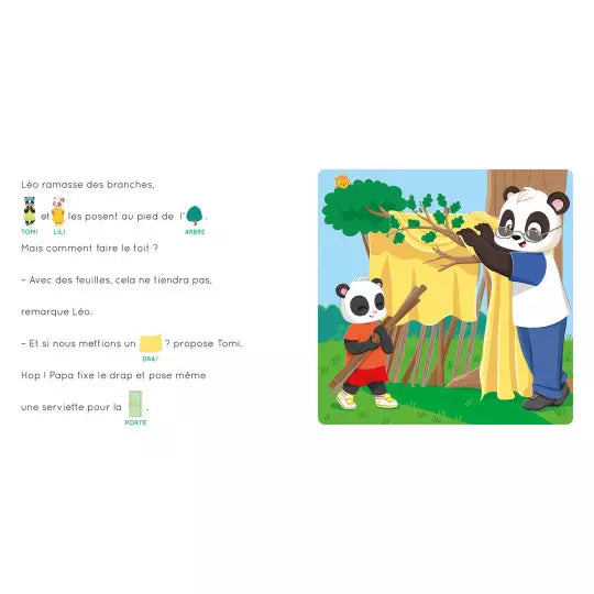 Je lis en maternelle - L'école des pandas "Une jolie cabane"