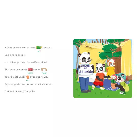 Je lis en maternelle - L'école des pandas "Une jolie cabane"