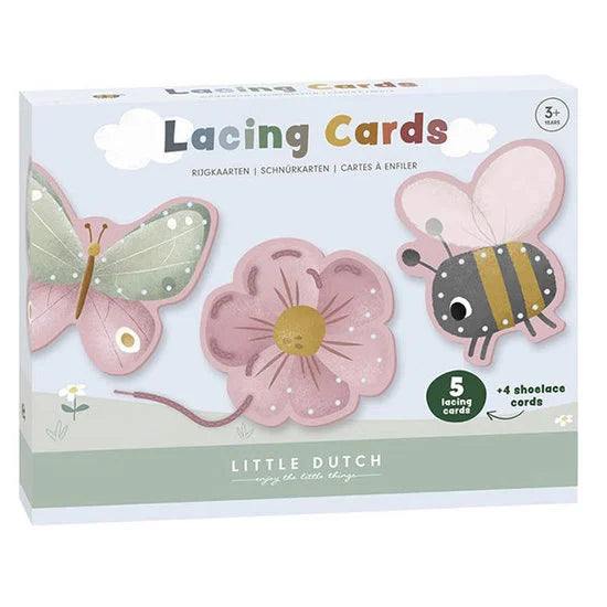 Cartes à enfiler Flowers & Butterflies Little Dutch