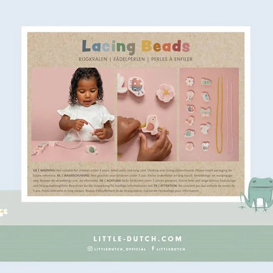 Perles à enfiler Flowers & Butterflies Little Dutch9