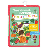 Ma première pochette d'aimants - Fruits et légumes de saison