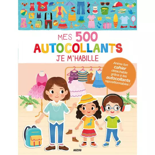 Mes 500 autocollants - Je m'habille