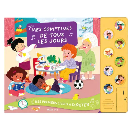 Mes premiers livres à écouter - Mes comptines de tous les jours