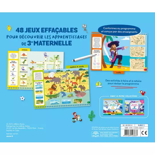 Mes jeux effaçables de 3e maternelle