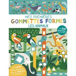 Mes premières gommettes formes - Les animaux