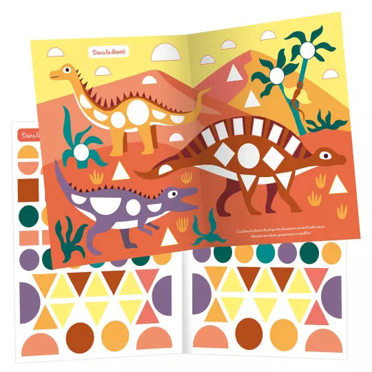 Mes tout premiers autocollants - 1000 gommettes formes - Dinosaures