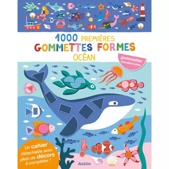 Mes 1000 premières gommettes formes - Océan