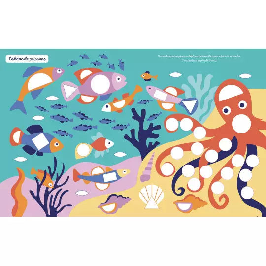 Mes 1000 premières gommettes formes - Océan