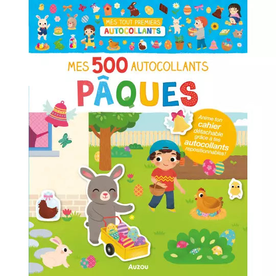 Mes tout premiers autocollants - 500 autocollants pâques