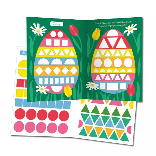 Mes tout premiers autocollants - 500 gommettes formes - Pâques