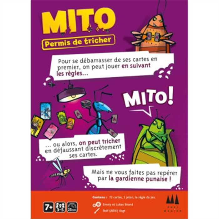 MITO – Le jeu de cartes où tricher est permis ! – Dès 7 ans