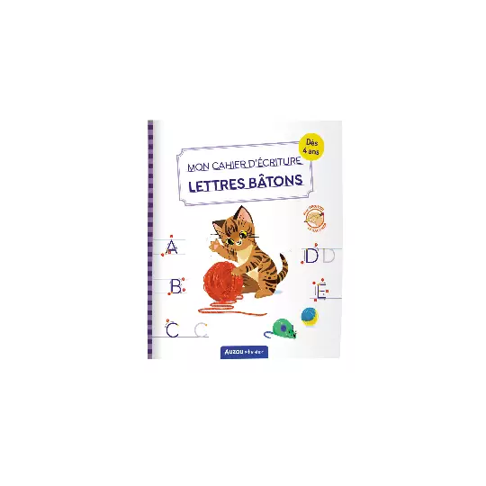 Mon cahier d'écriture "lettre à bâtons"