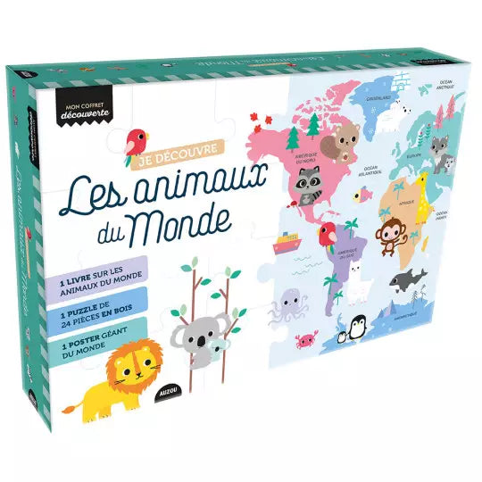 Mon coffret découverte - Je découvre les animaux du monde