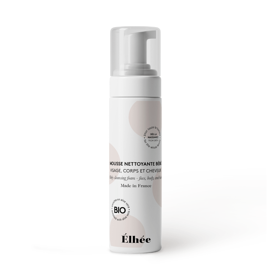 Mousse Nettoyante Bébé Bio 3-en-1