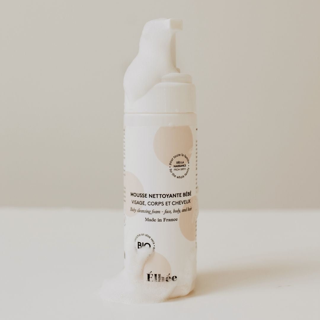 Mousse Nettoyante Bébé Bio 3-en-1