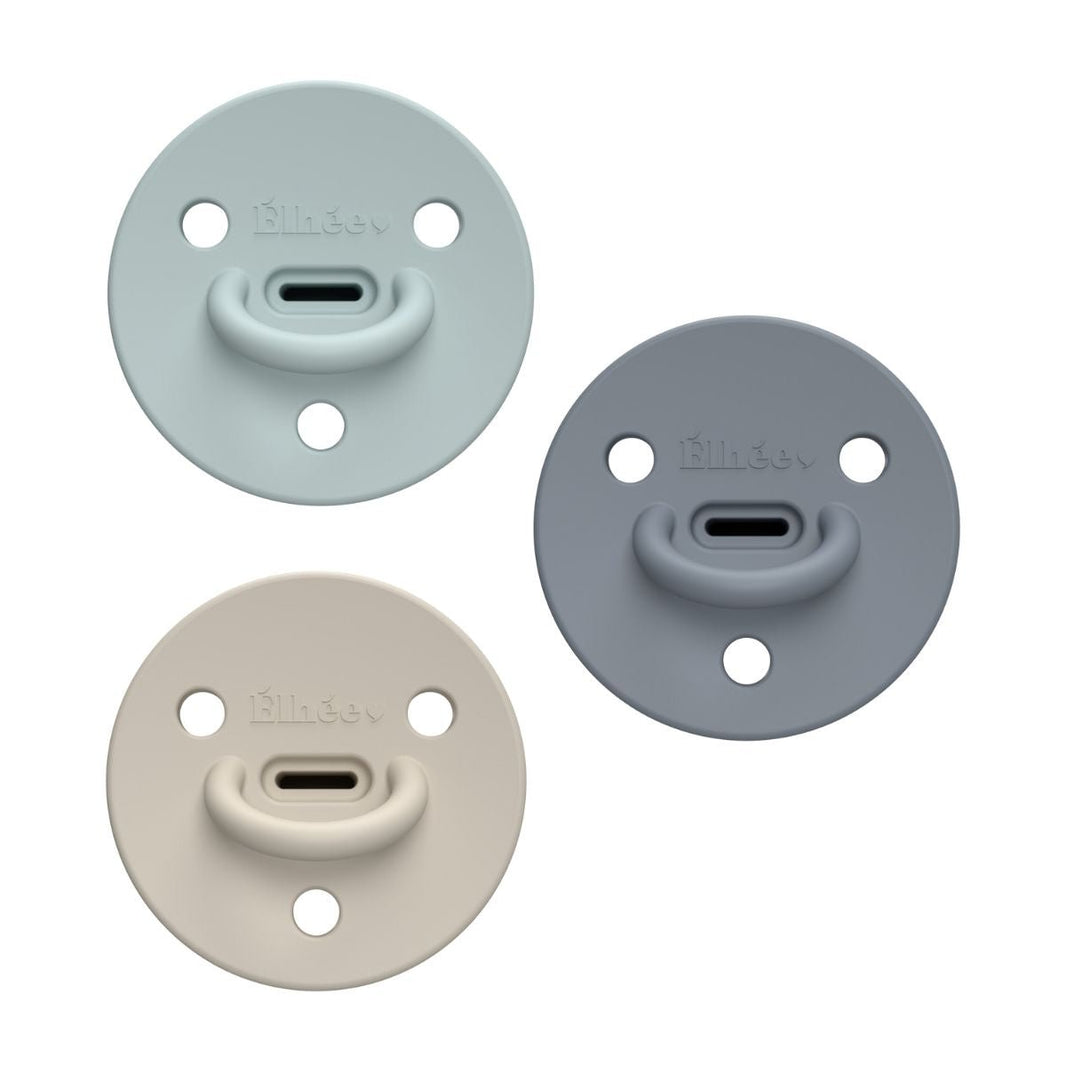 Pack de 3 Sucettes "ChooChoo" 0-6 mois | Extra-Fines - Buddy