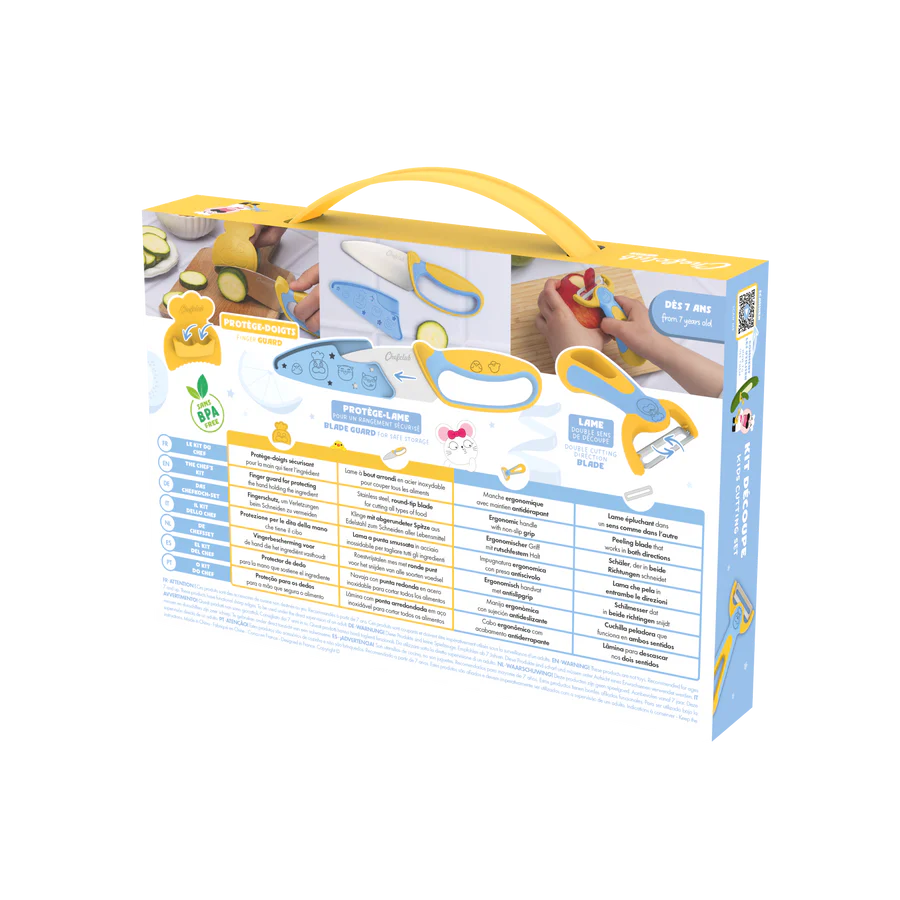 Kit découpe : Couteau et éplucheur Chefclub Kids