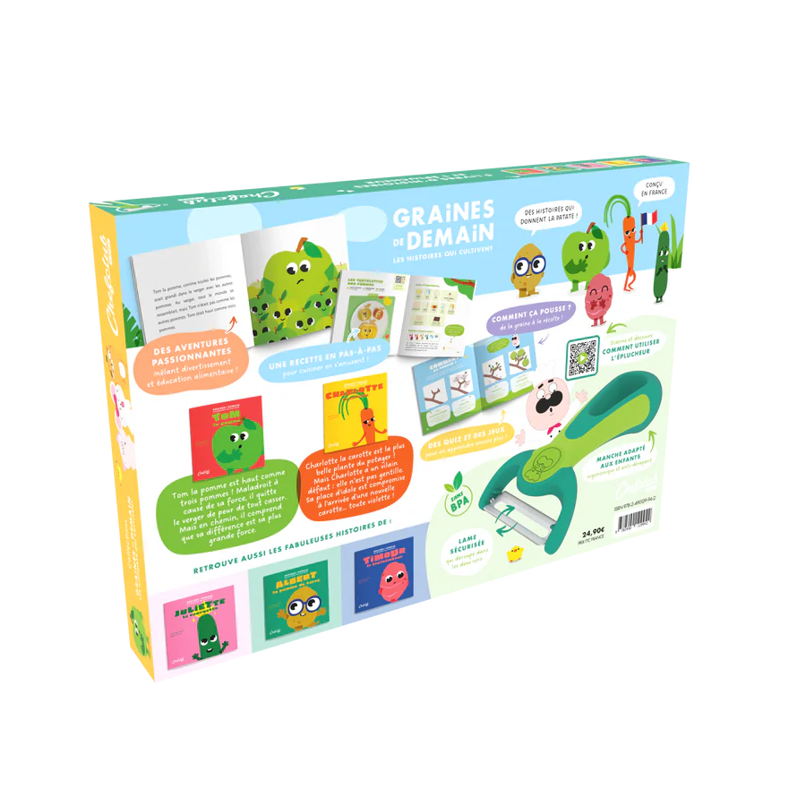 Coffret Graines de Demain et son éplucheur