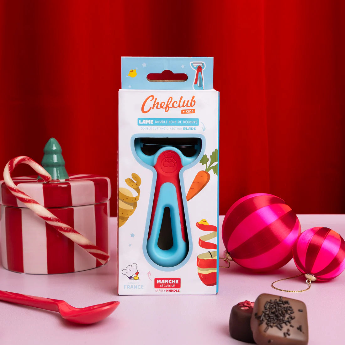 Eplucheur Bleu & Rouge