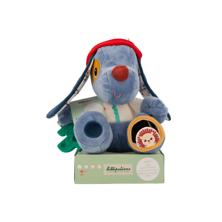 Peluche d'activités Jules le chien
