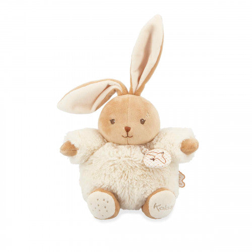Peluche musicale lapin Patapouf Crème - 17 cm