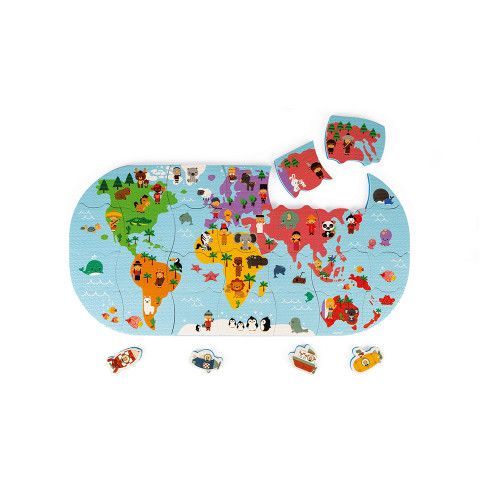 Puzzle Carte des Explorateurs du bain