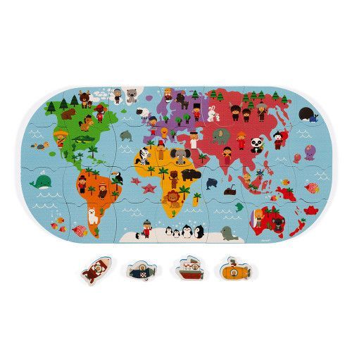 Puzzle Carte des Explorateurs du bain