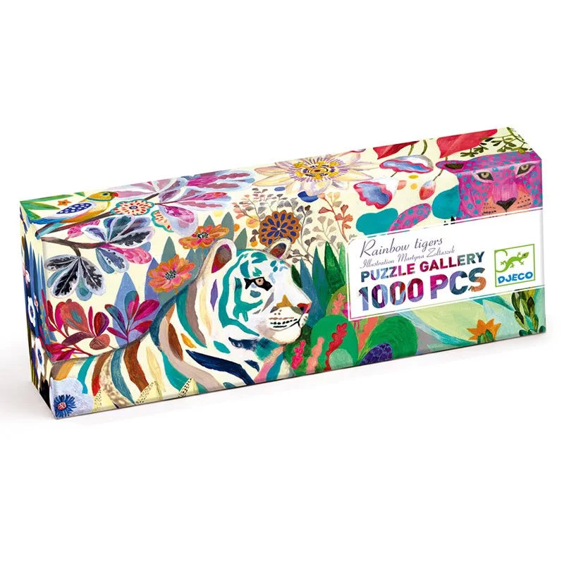 Puzzle - Rainbow tigers - 1000pcs