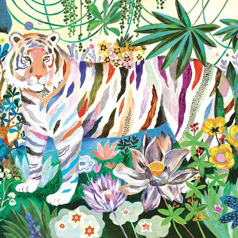 Puzzle - Rainbow tigers - 1000pcs