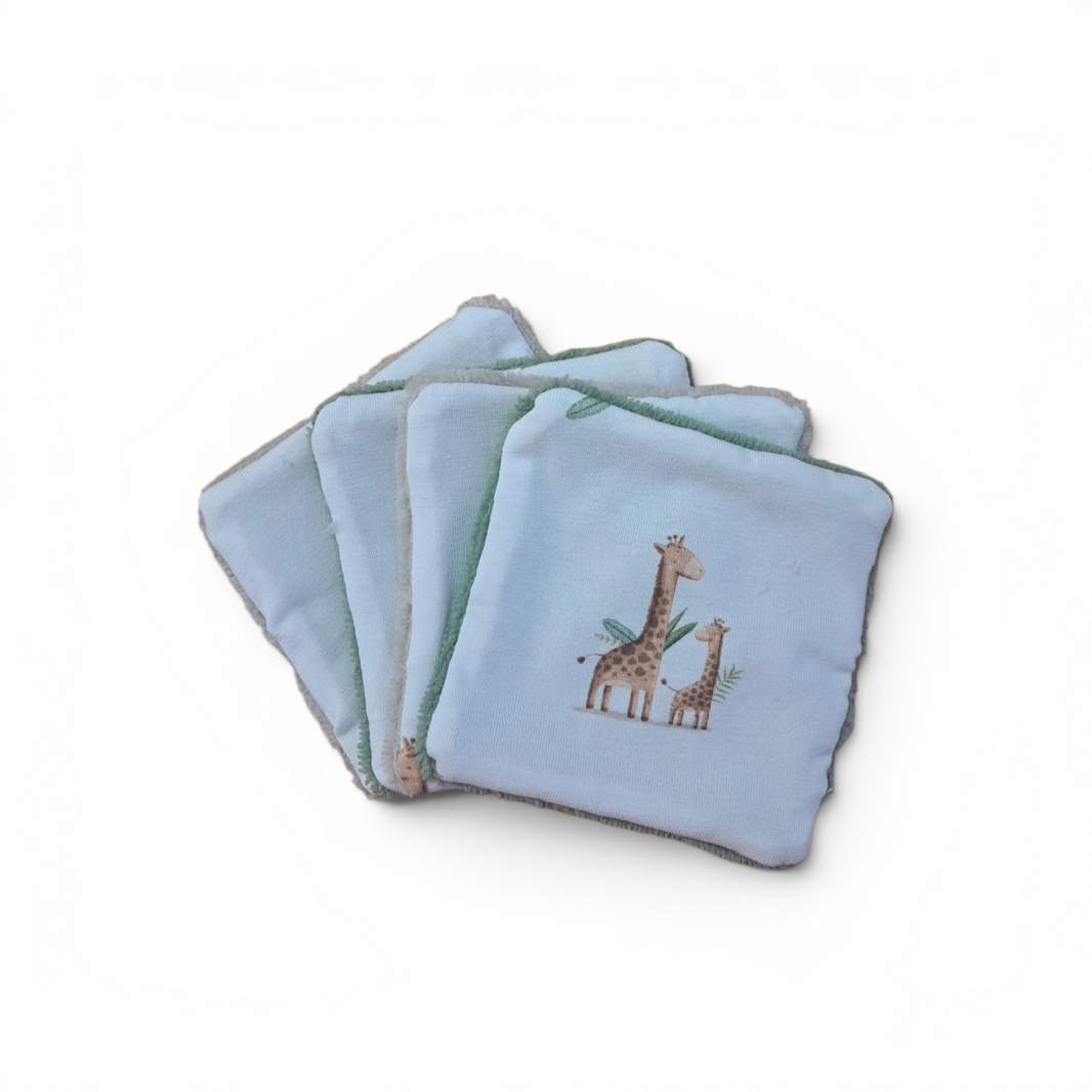 Cotons lavables en bambou – bébé & maman