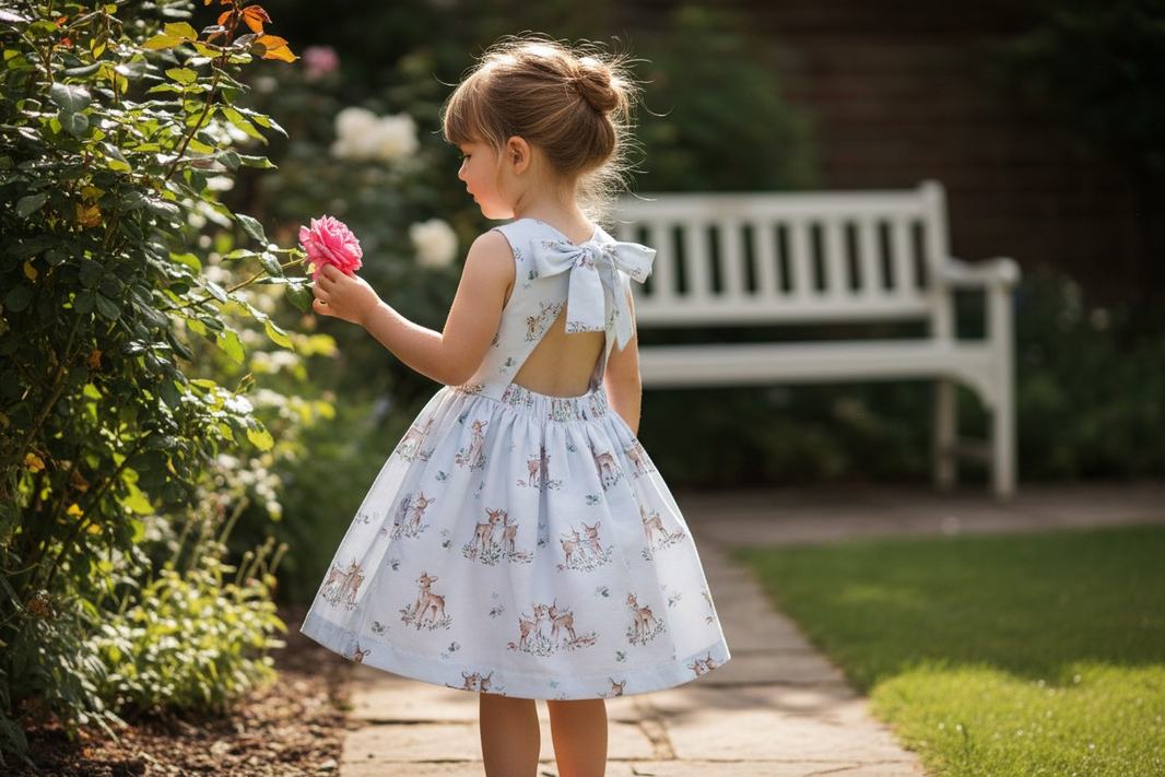 Robe Cocotte – Nœud au dos | Robe fille printemps été