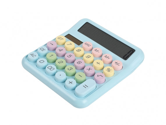 Calculatrice Candy MACARON Bleu Clair