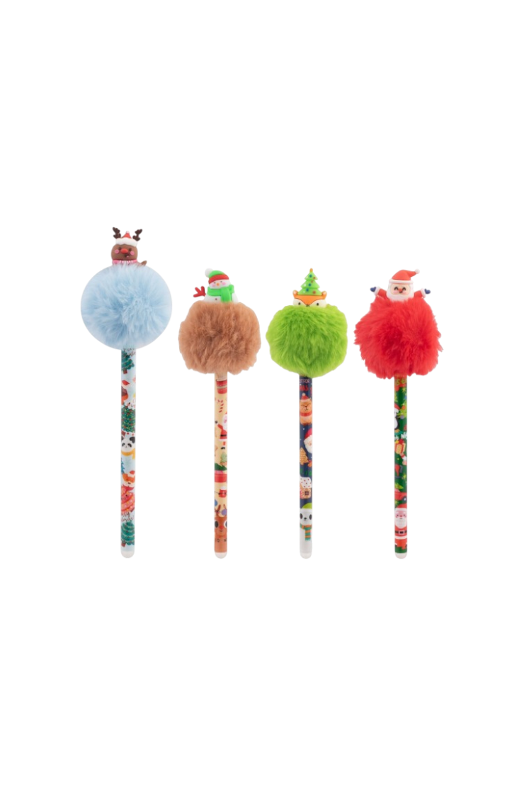 Bic effaçable - Collection Christmas pompon party